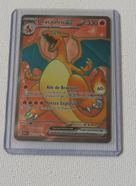 Carte Pokémon Dracaufeu 4/102 Holo - 1999 Set De Base - FR - PCA 7