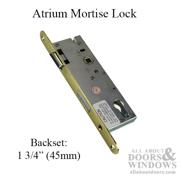 Atrium Mortise Lock Body Single Point Lock Body For Hinged Doors
