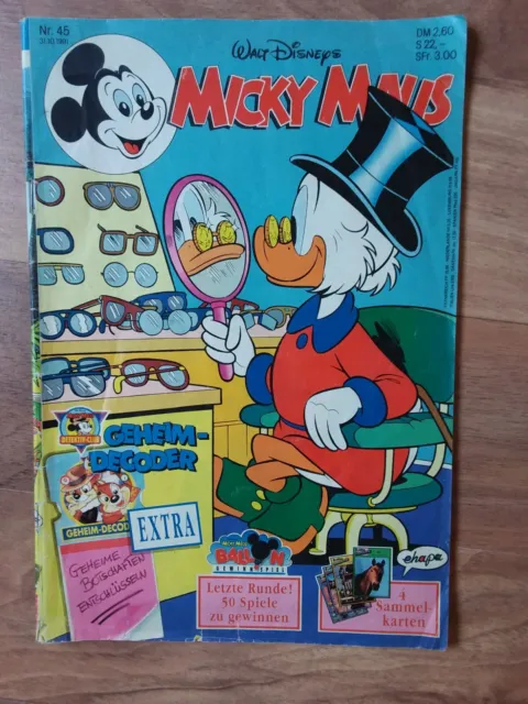 Micky Maus Heft Nr. 45/1991,  Walt Disneys MICKY MAUS