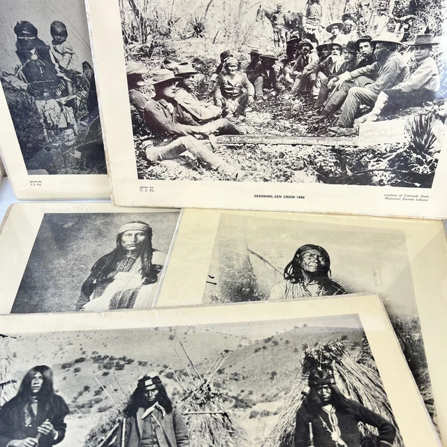 VTG Native American Plains Indian Photo Prints Colorado State Historical Society