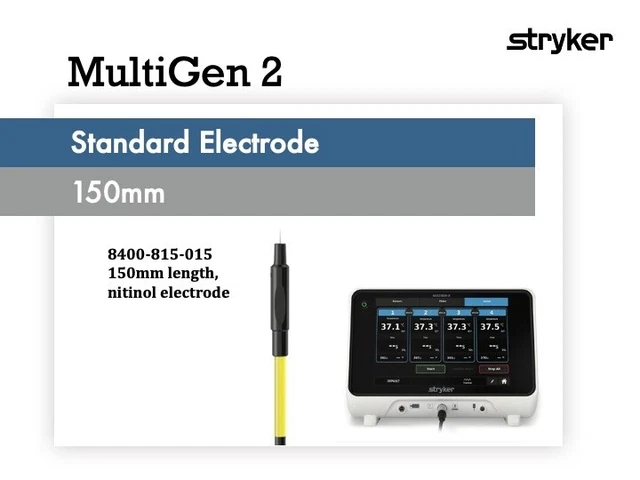 Stryker Multigen 2 (MG2) 150mm/15cm Radiofrequency Probe 8400-815-015