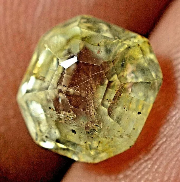 2.90 CT Natürlich Ceylon Gelb Saphir Ggl Zertifiziert Behandelt Edelstein