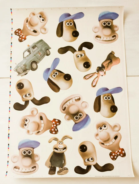 WALLACE & GROMIT: The Curse of the Were-Rabbit adhesive character ...