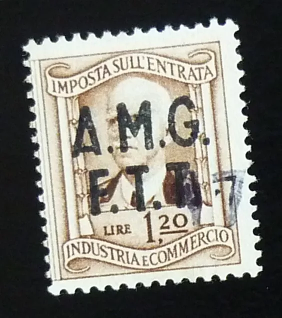 Italy Trieste Ovp. Revenue Stamp US 2