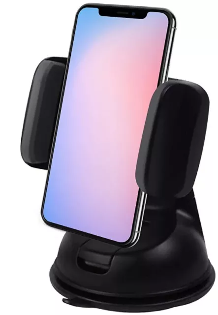 Support téléphone voiture 360° pour pare-brise et tableau de bord 2