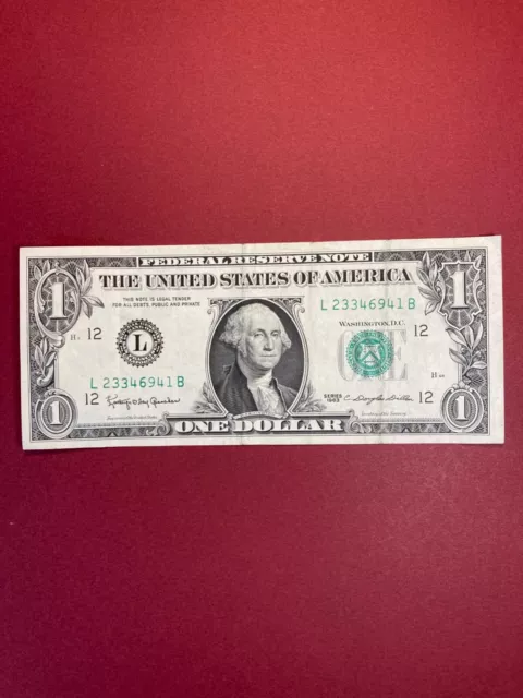 1963 United States 1 Dollar Banknote Circulated