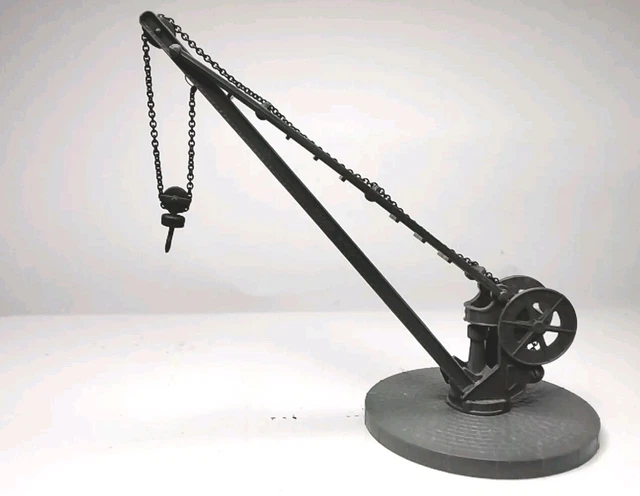 Maquette Jouef HO - Quai De Déchargement Avec Grue Orange - Gare