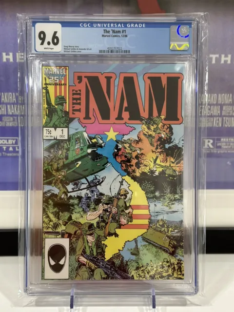 The 'Nam #1 CGC 9.6 WP (Dec 1986, Marvel) Doug Murray, Michael Golden Cover