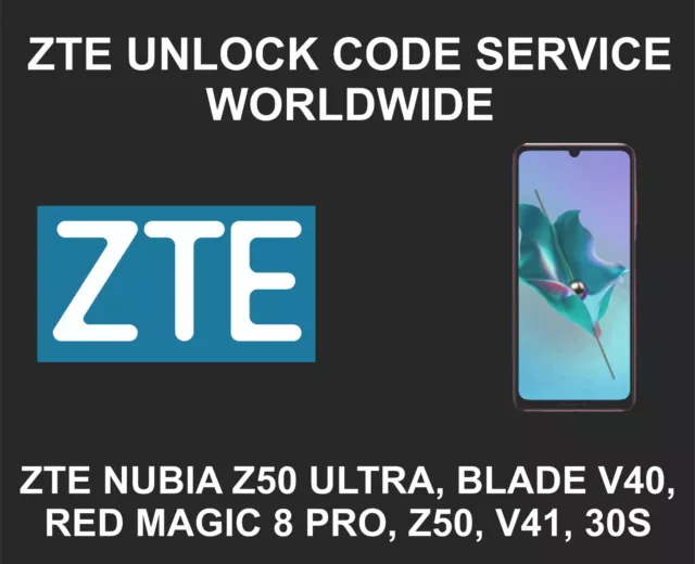 ZTE Unlock Code Service, Worldwide, All Models