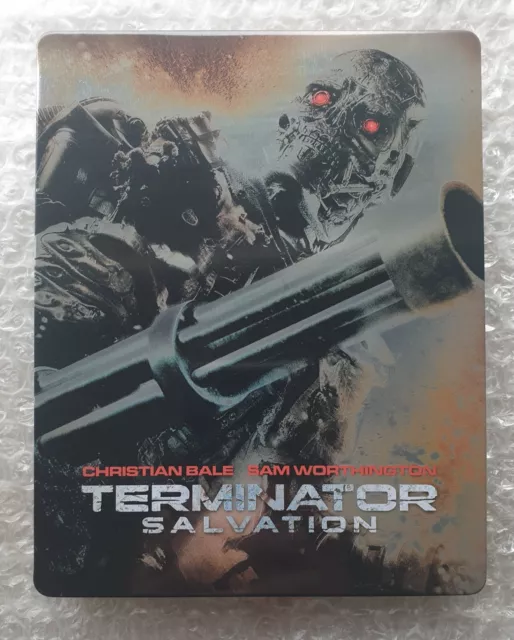 Kimchi Terminator Salvation Blu Ray Steelbook Empty Case/Added UK Blu Ray Disc