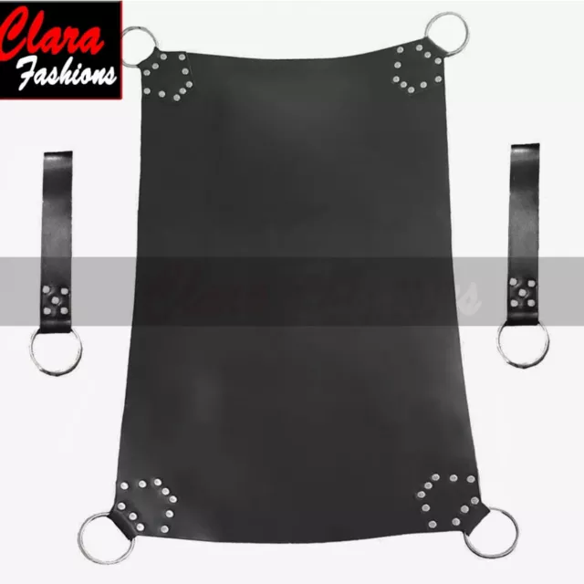 Heavy Duty 100% Genuine Fetish Fantasy Leather Hanging Love Sex Swing / Sling