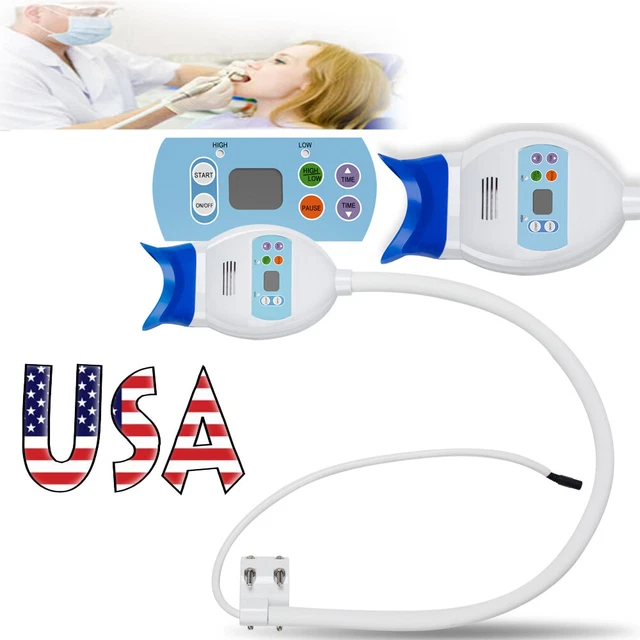 Dental Teeth Whitening Machine 6 LED Light Lamp Bleaching Hold on Dental Chair