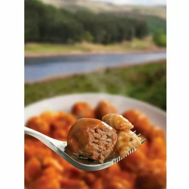 Wayfayrer Camping Long-Life Travel Meals - Pasta and Meatballs