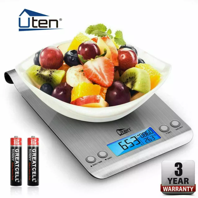 5kg LCD Digital Electric Kitchen Weight Scale Postal Diet Food Weighing Balance