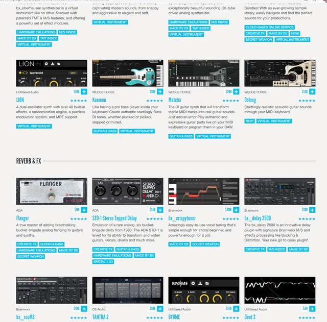 PLUGIN ALLIANCE BRAINWORX bx_oberhausen, ESCLUDE le spese di ...