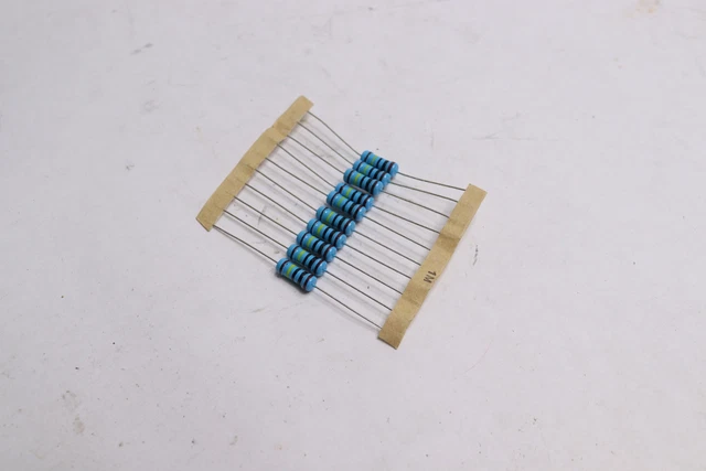(10-Pk) Metal Film Resistor 1M Ohm 1/4 W 1%