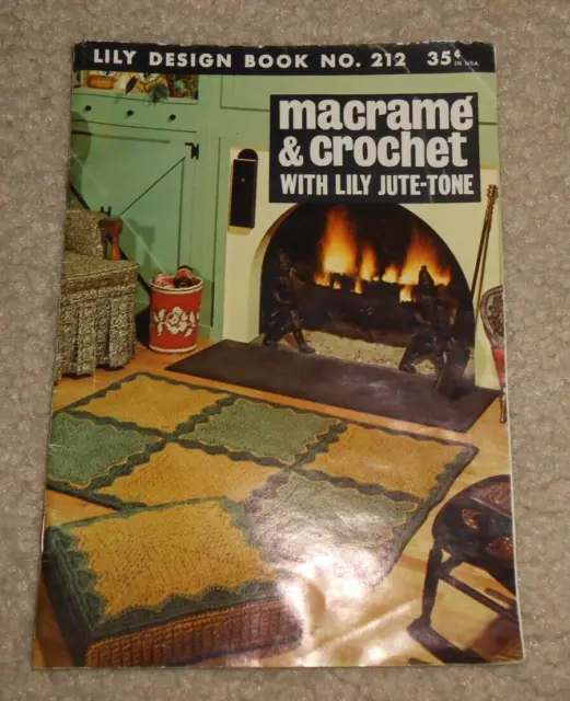 VINTAGE 1970S MACRAME Pattern Book Macra-Scultpure Craft $10.00 - PicClick