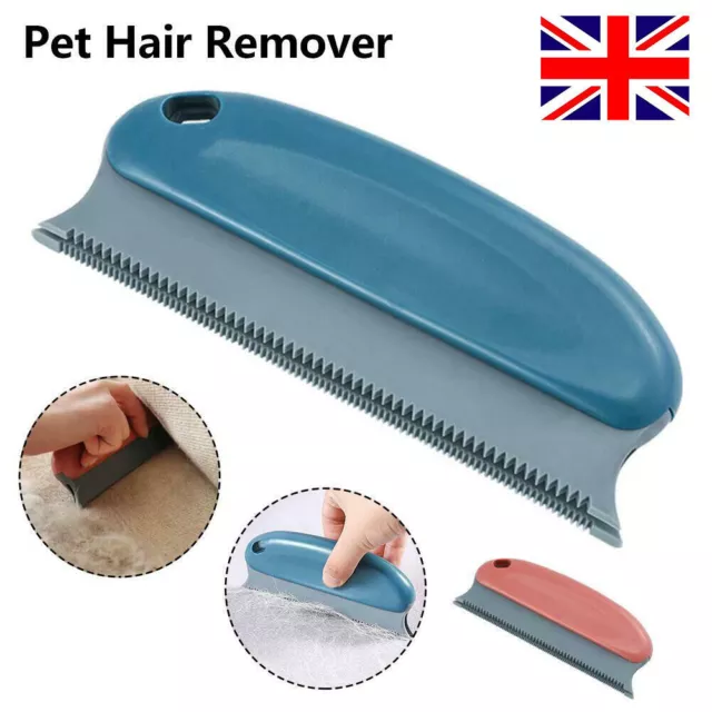 Reusable Pet Cat Dog Hair Remover Sofa Carpet Bed Clothes Lint Cleaning Brush UK