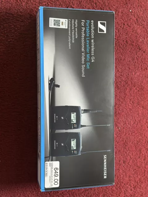 Sennheiser EW 112P G4-G Wireless Omni Lavalier Microphone System