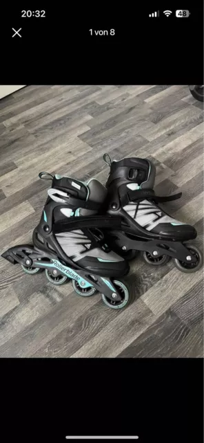 Inline Skates Damen Gr. 41 - rollerblade/zeldablade W/ Grau türkis