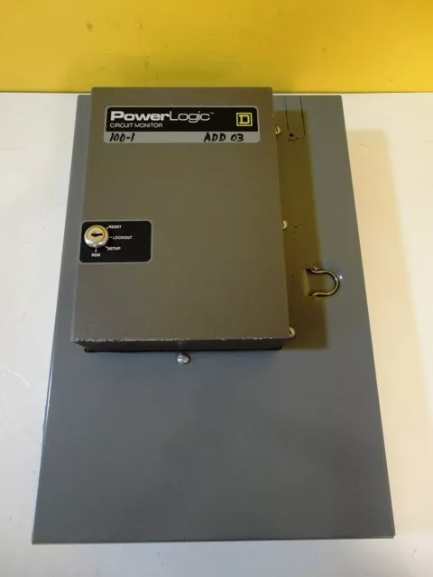 Hoffman Electric Enclosure Box Type 1 Square D Class 3020 POWERLOGIC CM-244