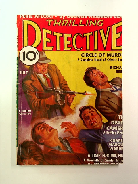 Thrilling Detective Pulp Jul 1937 Vol. 24 #2 GD TRIMMED