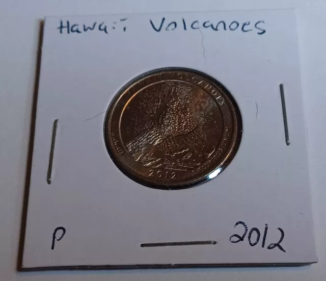 2012 Philadelphia Mint Hawaii Volcanoes State Park Quarter Atb Series