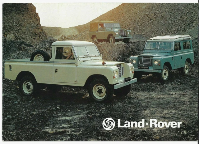 LAND ROVER SERIES III 1977-78 German Market Sales Brochure 88 109 ...