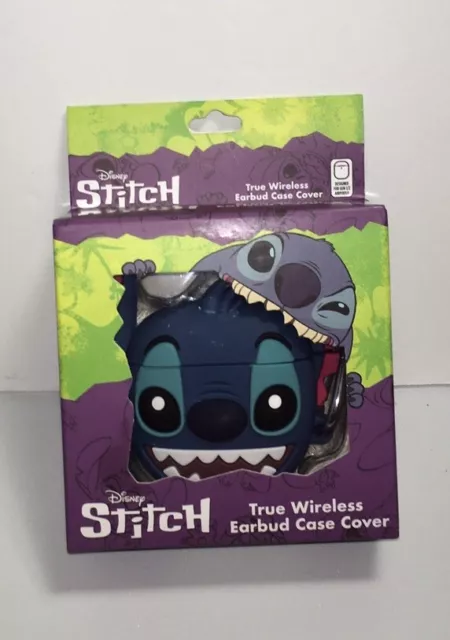 DISNEY STITCH APPLE AIRPODS WIRELESS EARBUDS CASE COVER Gen 1 & 2 NIB