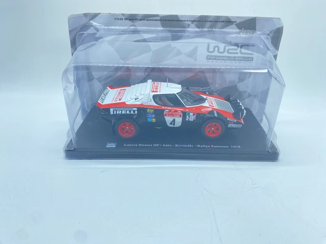 Kyosho 1/18 Lancia Stratos HF Rally - Sanremo 1978 #4 - Diecast 08316B