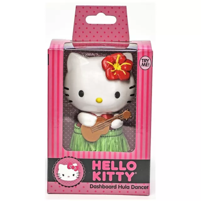 NEW Sanrio Hello Kitty Hula Dancer w/ Guitar Automotive Dashboard Dancer 1PC