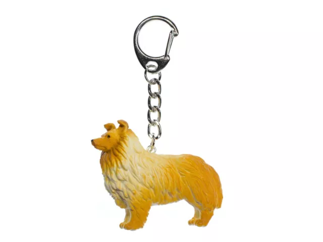 Collie Langhaarcollie Schlüsselanhänger Miniblings Anhänger Schlüsselring Hund