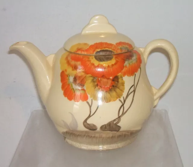 Clarice Cliff Rhodanthe Small Teapot