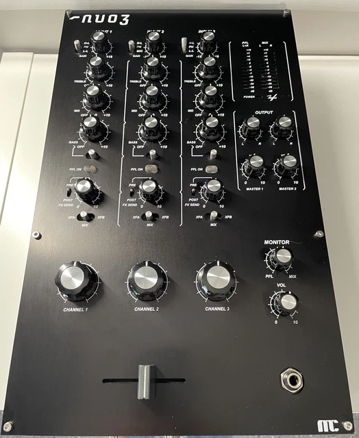 ECLER NUO3 ANALOGUE DJ Mixer With MC Audio Solutions Rotary 