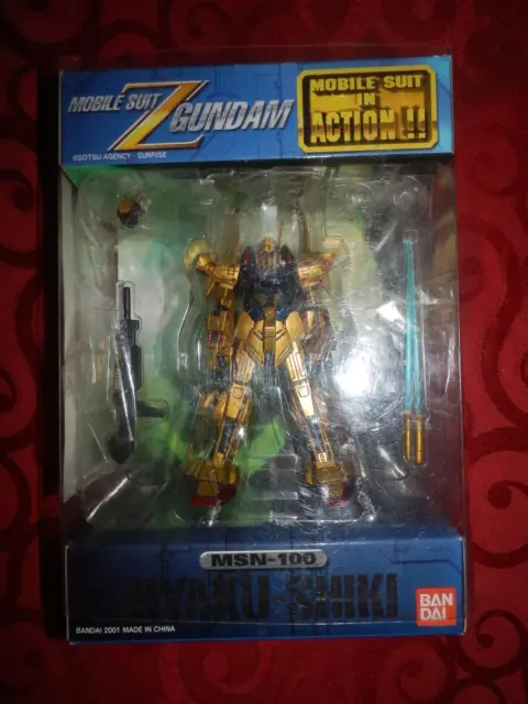 MSIA Mobile Suit Z Gundam " MSN-100 HYAKU-SHIKI " Hyakushiki Figure BANDAI *READ