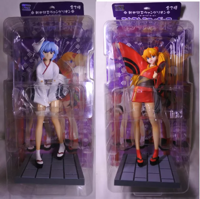 Figurine Set of 2 Evangelion Rei & Asuka Night of festival ( kimono ) Manga