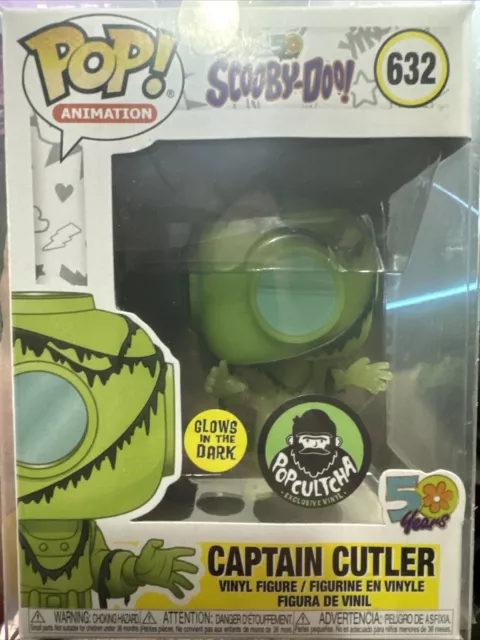 Funko Pop! Animation - Scooby Doo - Captain Cutler #632 (GITD) Funko Shop Excl.