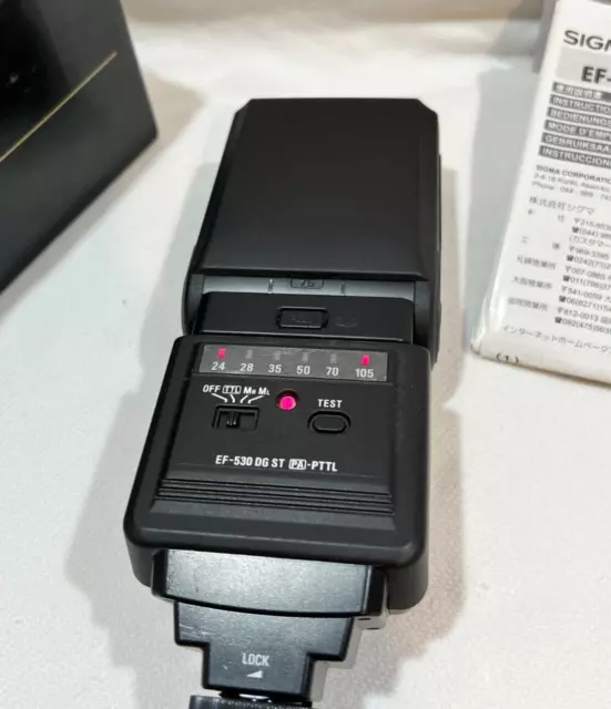 Sigma EF-530 DG ST Super Electronic Flash  PA-PTTL for Pentax