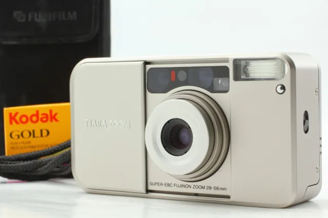 [MINT] Fujifilm Cardia Mini Tiara Zoom 35mm Point & Shoot Film Camera From JAPAN