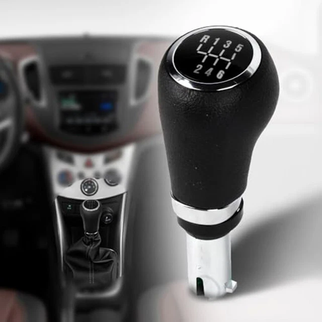 Pommeau Levier Vitesse Honda CR-V MK3 2006-2012 - 6 Vitesses, ABS Et Cuir, Design élégant Noir