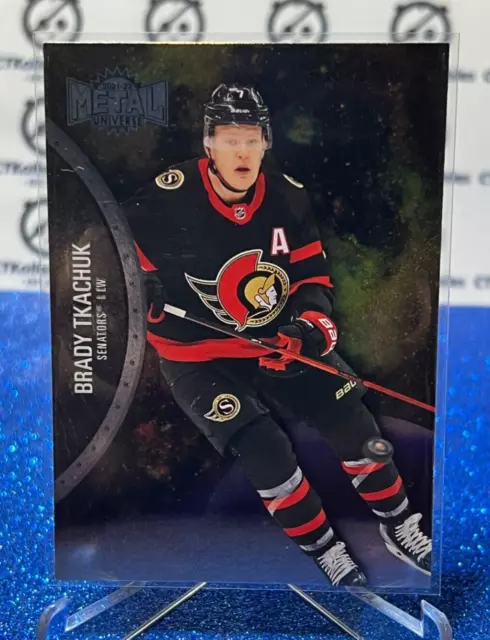 2021-22 Skybox Metal Brady Tkachuk # 31 Ottawa Senators Nhl Hockey Card