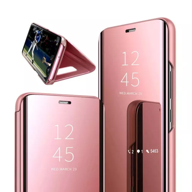 COVER FLIP Per SAMSUNG GALAXY A14 5G CUSTODIA LIBRO A SPECCHIO CLEAR VIEW 360°