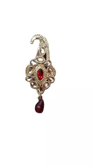 Men Hat Wedding Groom Brooch Sikh Dastar Kalangi Traditional Royal Turban Kalgi