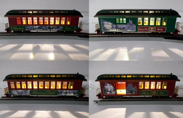 BACHMANN HAWTHORNE ON30 Village Kinkade Christmas Express 4 Trains