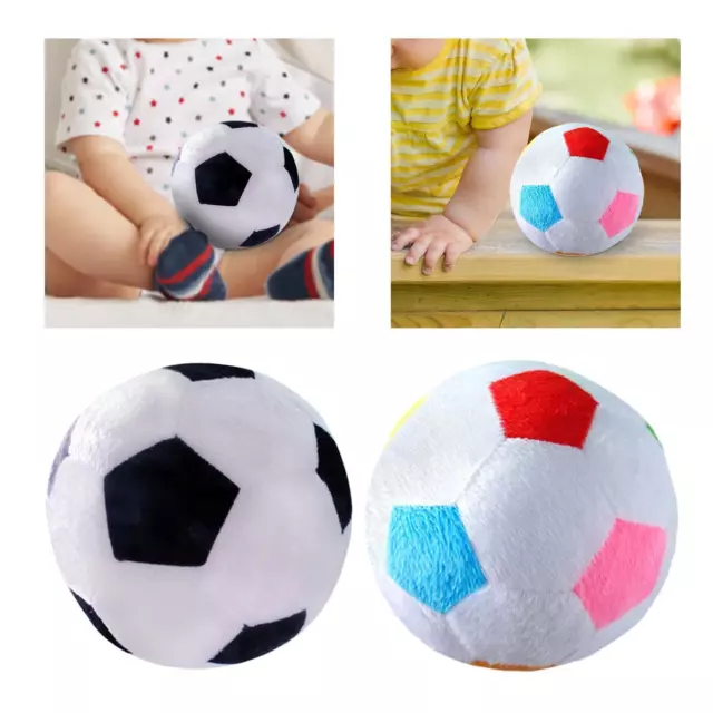 Plush Football Toy 17cm Diameter Soccer Soft Multifunctional Stuffed Plush Toy