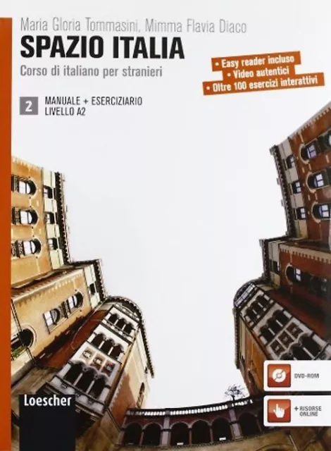 Spazio Italia 2 (incl. CD-Rom). Libro Dello Studente Manuale et Eserciziario e D