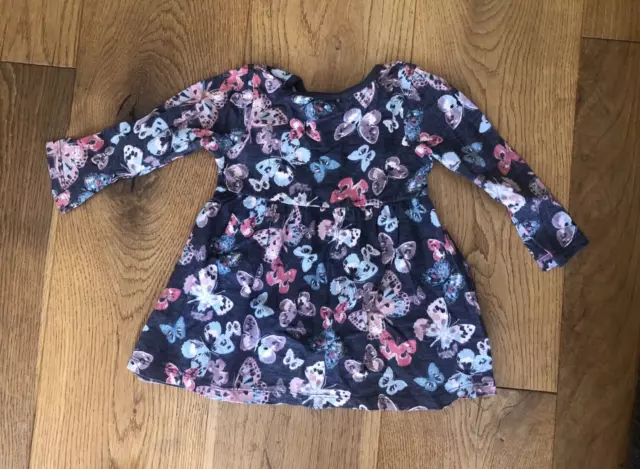 Baby Girls Long Sleeved Dress Age 9-12 months