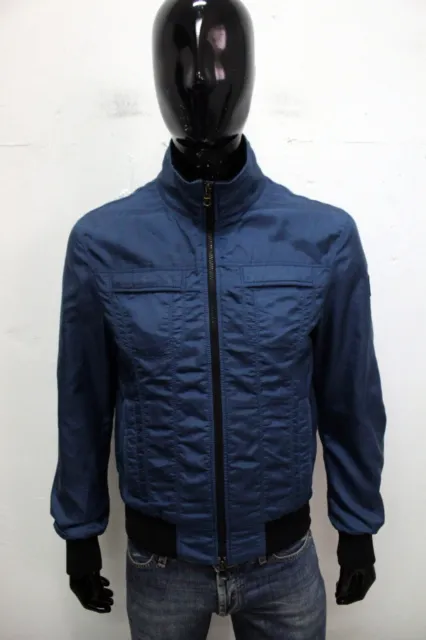 RefrigiWear Uomo Giubbotto Taglia M Blu Giacca Invernale Giubbino Coat Jacket