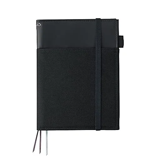 KOKUYO Systemic Synthetic Leather Cover Notebook with A5 B 6mm Ruled 28 Lines...
