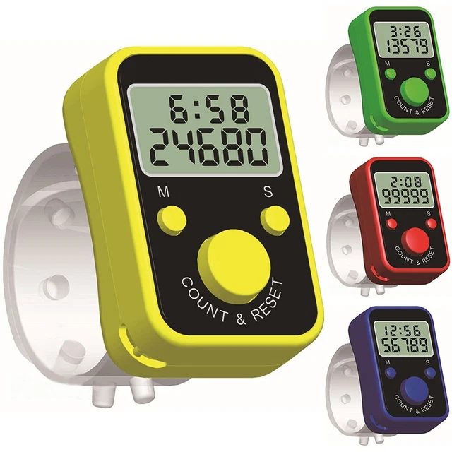 Anello Contatore Dito Tempo Contatore Elettronico Intelligente da Contare Ovunque